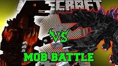 BURNING GODZILLA VS MOBZILLA - Minecraft Mob Battes - Mods