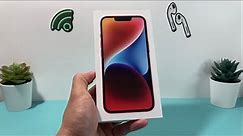 IPHONE 14 RED UNBOXING!