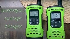 Motorola Waterproof Multi-function Walkie Talkies Unboxing, Use, and Review [Motorola Walkie Talkie]