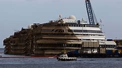 Costa Concordia Pulled Upright in Salvage Effort