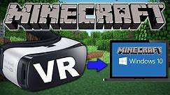 HOW TO PLAY MINECRAFT ON GEAR VR & PC! | Tutorial