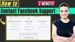 How to contact facebook 2023 | Facebook Help Center