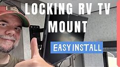 How To Install a Lockable TV Mount in an RV 👍 Quick and Easy RV TV Mount