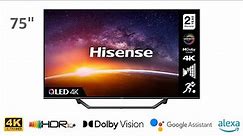 HISENSE 75A7GQTUK 75" 4K QLED Smart TV
