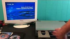 Sony SLV-D100 DVD Player/VCR eBay Demo #5