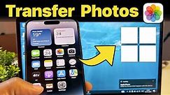How to Transfer Photos from iPhone to PC? Transfer iPhone Photos and Videos to PC Computer [2024]