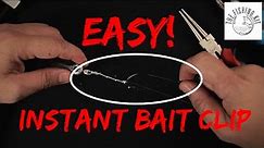 How to make a Bait Clip for Bank Sinkers