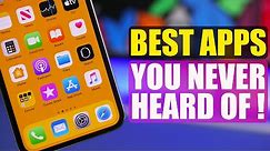BEST iPhone Apps - You NEVER Heard Of !
