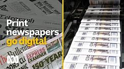 The end of an era as newspapers go digital 📰 | ABC Australia