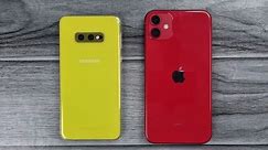 iPhone 11 vs SAMSUNG S10e