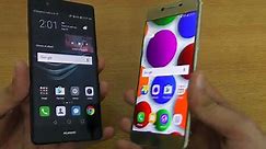 Samsung Galaxy C5 vs Huawei P9 Lite - Speed Test! (4K)