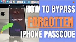 How to Bypass A Forgotten Passcode on iPhone – Bypass iPhone iPad LockScreen [Best Tips]