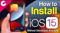 How To Install iOS 15 Beta RIGHT NOW!! (Without Developer Account)