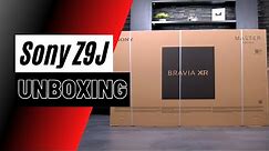 Unboxing Sony’s MASTER Series 8K LED Z9J - XR75Z9J
