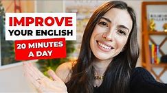 English study plan - 20-minute daily English learning routine - Marina Mogilko