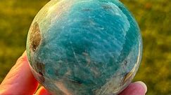 Crystal unboxing haul for crystal Etsy shop Amazonite honey calcite spheres tumbles etc