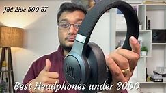 JBL live 500 BT headphones unboxing and review || Best wireless headphones