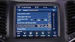 Customer Programmable Features-Unlocking customizable features of your Uconnect 4C/4C NAV