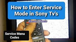 How to Open Sony Tv Service menu Mode Reset Code Review of a Sony Trinitron Tv||Sony Tv service mode