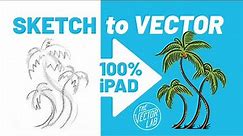 iPad Procreate Tutorial: Create VECTOR Graphics from Rough Sketches