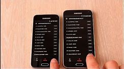 SAMSUNG Galaxy S5 mini vs S5 AnTuTu Benchmark test