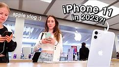 Getting the iPhone 11 in 2023? | Apple Store Vlog