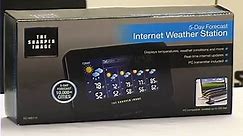 Sharper Image Internet Weather Station with 5 Day Weather Forecaster (Product Overview)