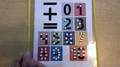 How to teach dot counting numbers, homeschool tutorial