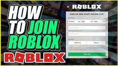 How To Sign Up For Roblox In 2020