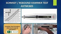 Schmidt Hammer Test (Rebound Hammer Test) ASTM C805