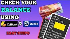 How To Check Account Balance With Cal Bank And Stanbic Bank #calbank #stanbicbank
