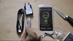 Samsung Galaxy S3 White Unboxing & First Hands-On Look & Feel!
