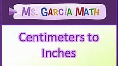 Centimeters to Inches