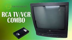 RCA TV VCR Combo System - Tube Television with a Built-in VHS player Product Demo