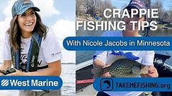 Crappie Fishing Tips in Minnesota with Nicole Jacobs - Women Wave Maker Series