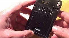 Review of the Eton Mini Grundig Edition AM FM Shortwave portable radio