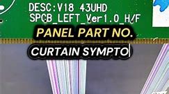 COMMON LG/PHILIPS SYMPTOM 🕵️ Display Solutions #screen #panel #led #lcd #oled #tv #mobile #tips
