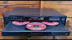 Sony CDP-C345 Compact Disk Player with 5 Disc Ex-Change System from the year 1994