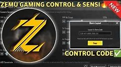 [ ZEMU ]😍 Gaming Sensitivity settings And CONTROL Code 🤔 With Gameplay ✅❌