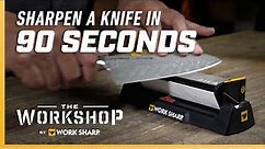 How to Sharpen a Knife in 90 Seconds! Quick, Easy Knife Sharpening Tutorial