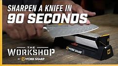 How to Sharpen a Knife in 90 Seconds! Quick, Easy Knife Sharpening Tutorial