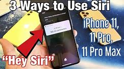 How to Use Siri on iPhone 11, 11 Pro, and 11 Pro Max: 3 Ways!
