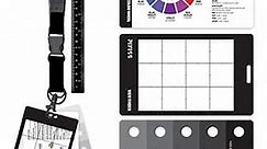 Gray Scale Value Finder, Color Wheel, Artists View Catcher Finder on Lanyard with Measuring Tape Tools for Artists.