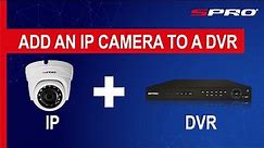SPRO CCTV - Connect IP Camera to Analogue DVR