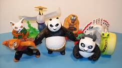 2011 KUNG FU PANDA 2 SET of 8 McDONALD'S HAPPY MEAL MOVIE FULL COLLECTION VIDEO REVIEW