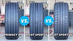Michelin Pilot Sport 5 vs Pilot Sport 4S vs Primacy 4+! The Differences Tested and Explained!