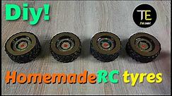 Diy! how to make RC tires at home | Toy Tire | rubber tires | how to make tires at home | The enbit.