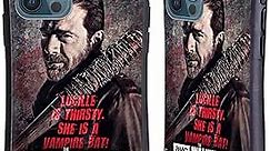 Head Case Designs Officially Licensed AMC The Walking Dead Lucille Vampire Bat Negan Hybrid Case Compatible with Apple iPhone 12 / iPhone 12 Pro