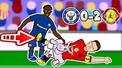 ⚽️Chelsea vs Man United 0-2 - the cartoon!⚽️ (Parody Goals Highlights VAR Maguire Martial)
