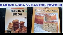 Baking soda Vs Baking powder difference